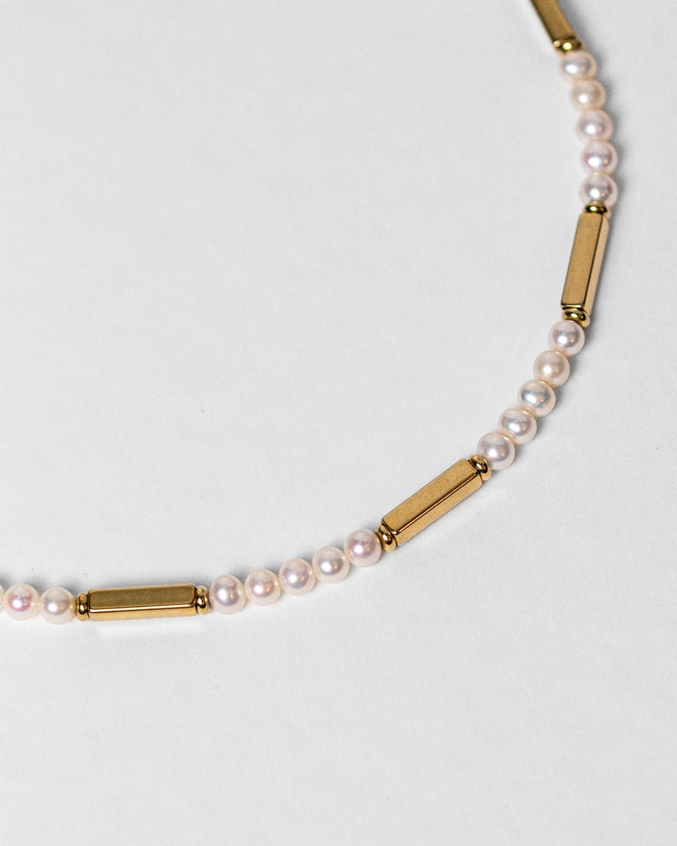 Collier Eternal perles d'eau douce & acier inoxydable