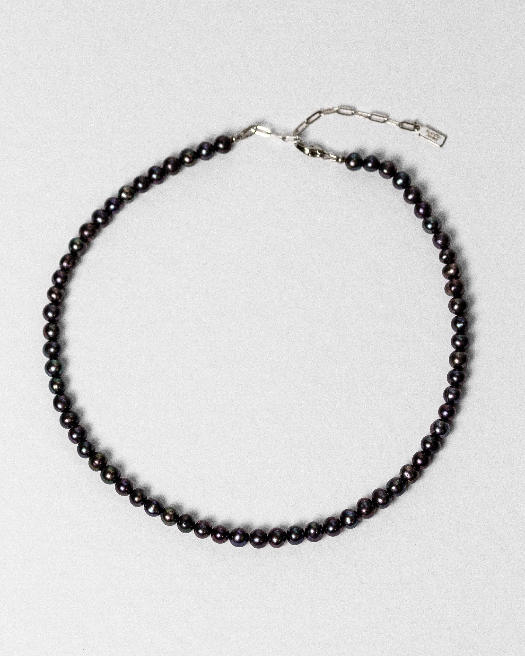 Collier Harry perles d'eau douce noires