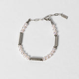 Bracelet Eternal perles d'eau douce & acier inoxydable