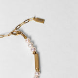 Bracelet Eternal perles d'eau douce & acier inoxydable